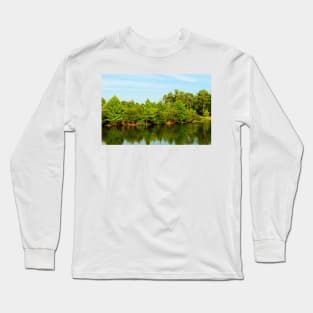 Green Tree Reflections Long Sleeve T-Shirt